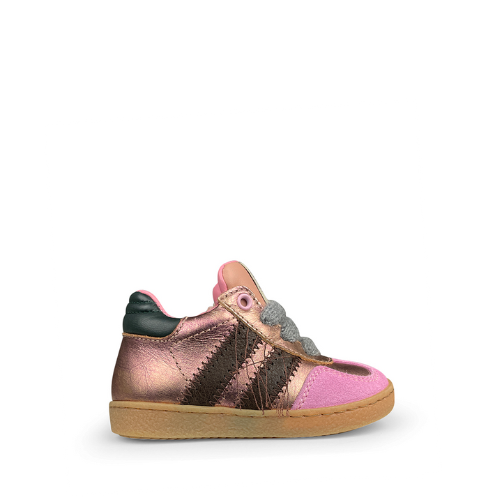 Roze metallic sneaker