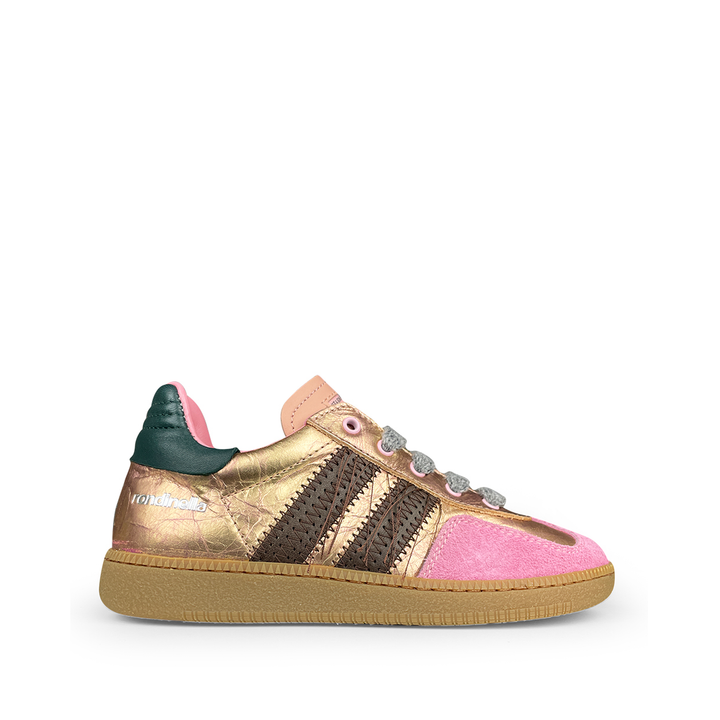 Roze metallic sneaker