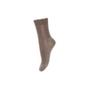 Brown glitter sock