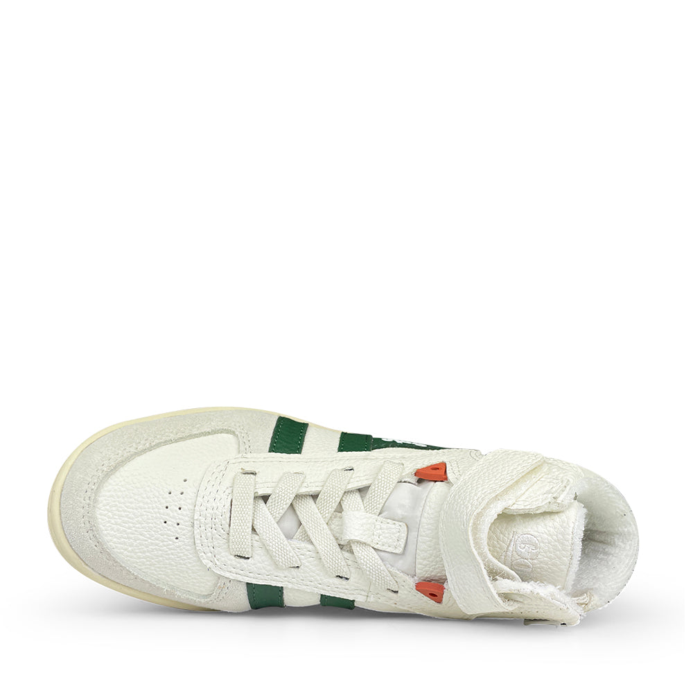 Sneaker white / green