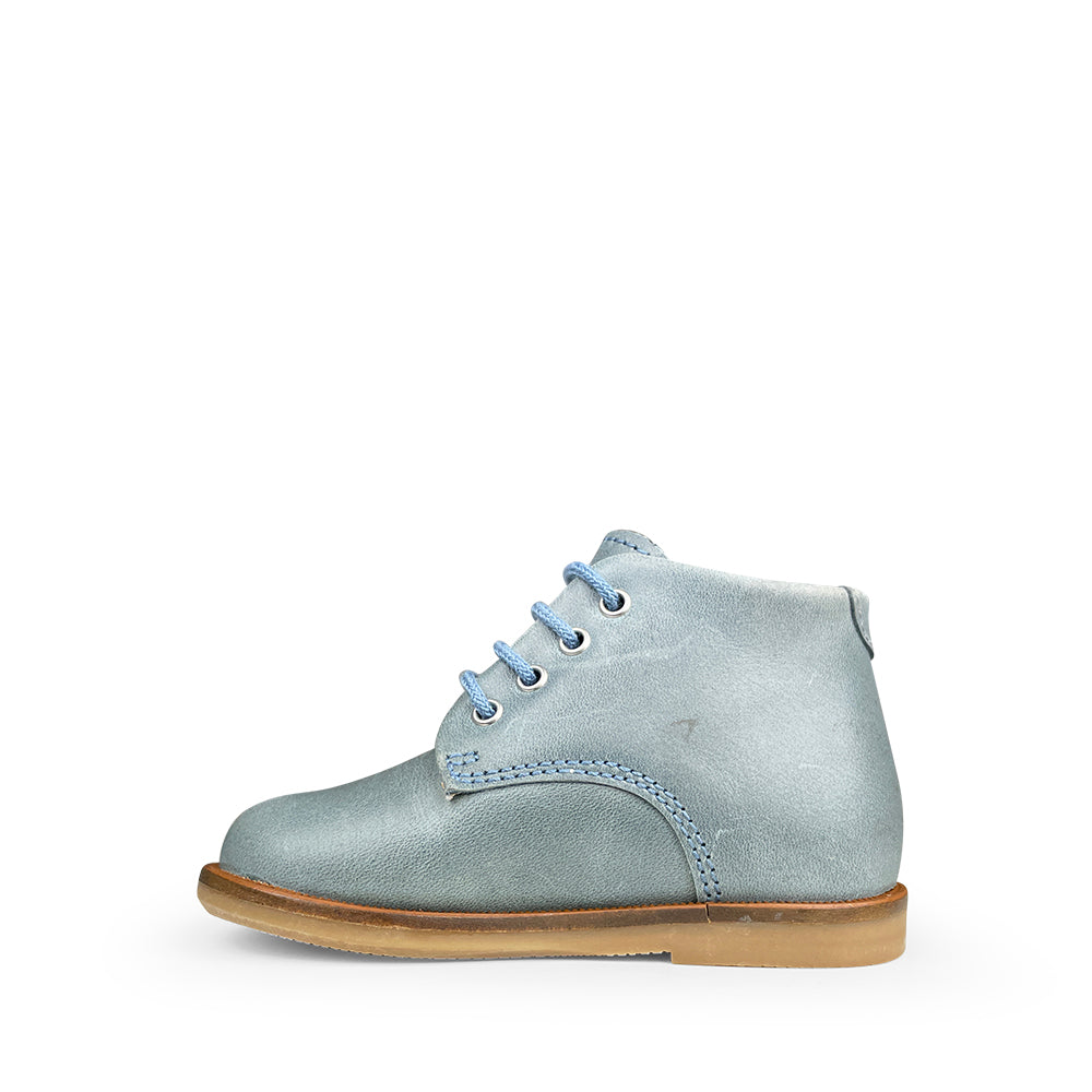 Lace-up shoe blue