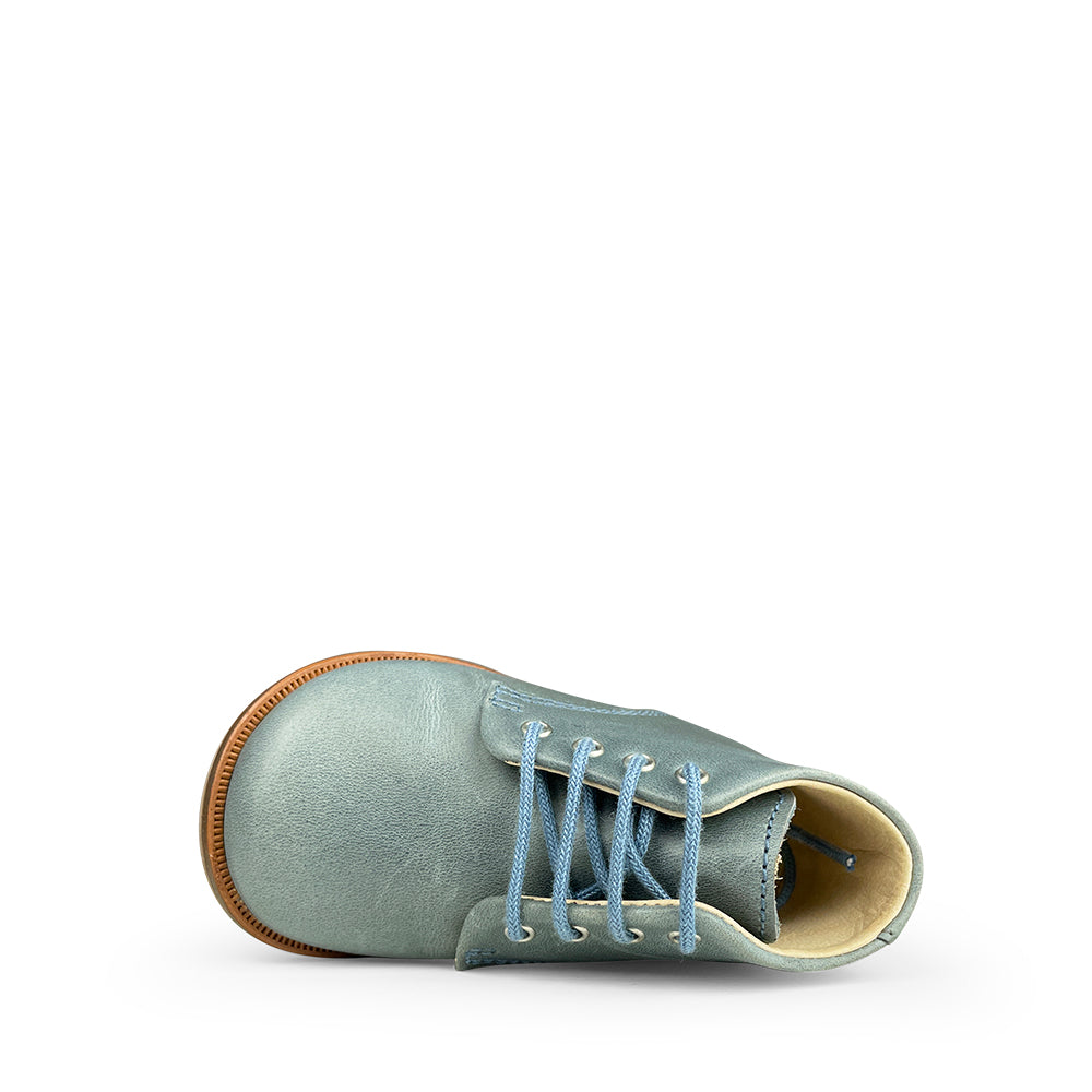 Lace-up shoe blue