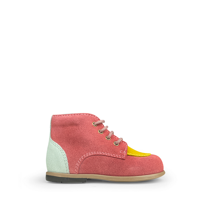 Lace-up shoe multicolor