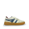 Sneaker wit / blauw