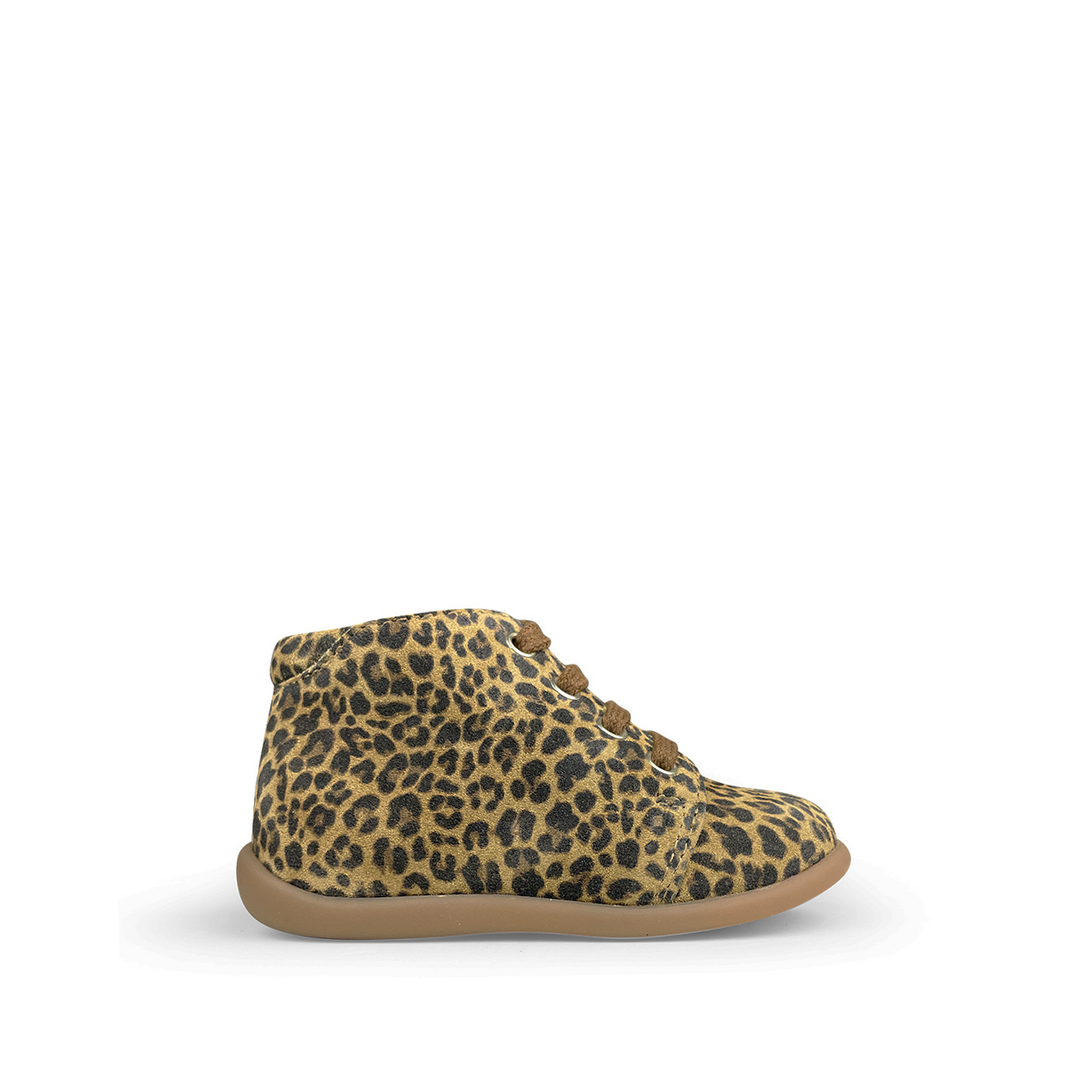 Leopard stand up boots