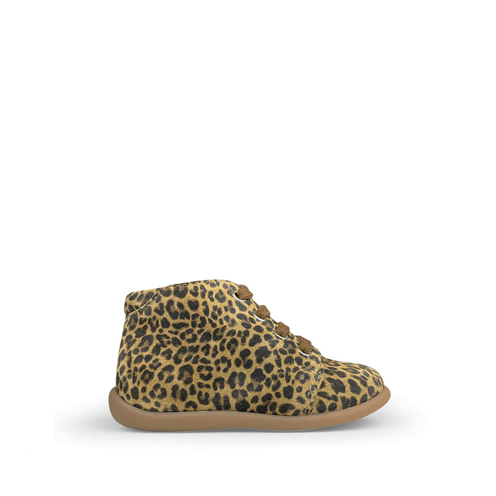 Leopard stand up boots