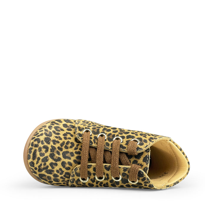 Leopard stand up boots