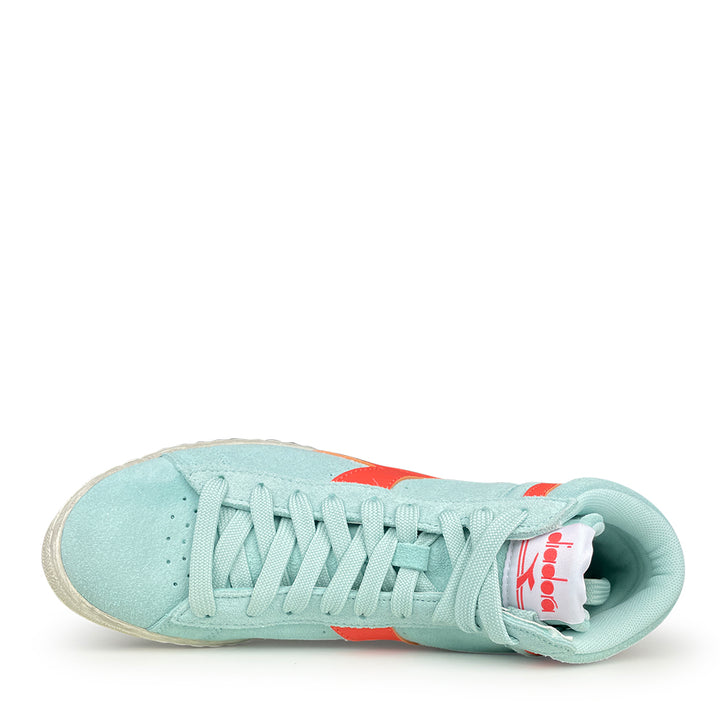 Sneaker turquoise koraal