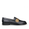 Loafer zwart met goud