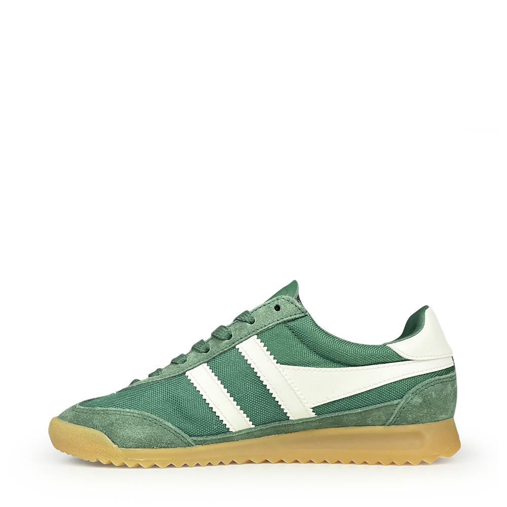 Groene suède sneaker