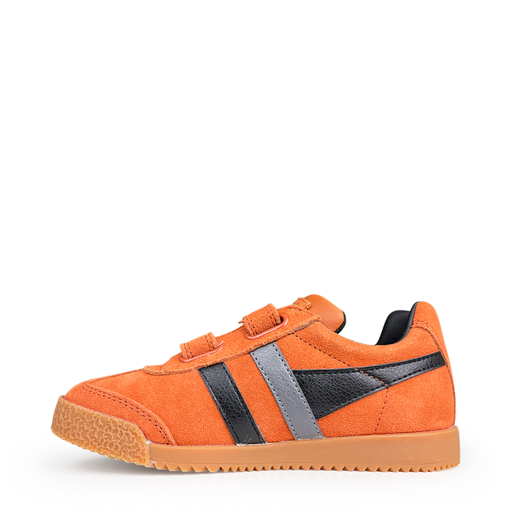 Oranje sneaker met velcro