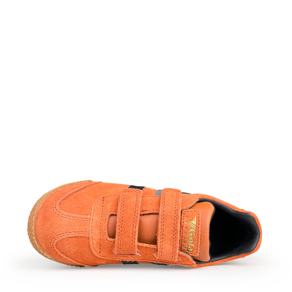 Oranje sneaker met velcro