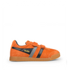 Oranje sneaker met velcro