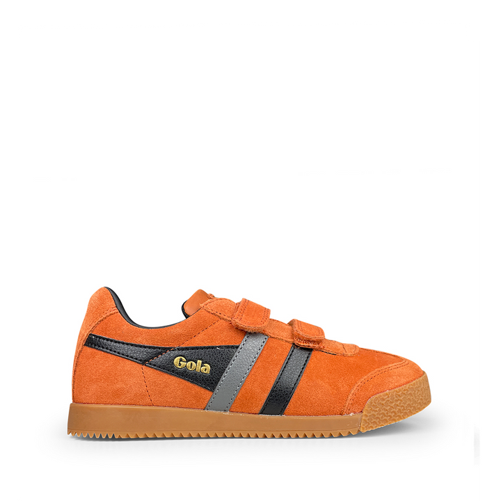 Oranje sneaker met velcro