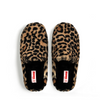 Leopard teddy pantoffel