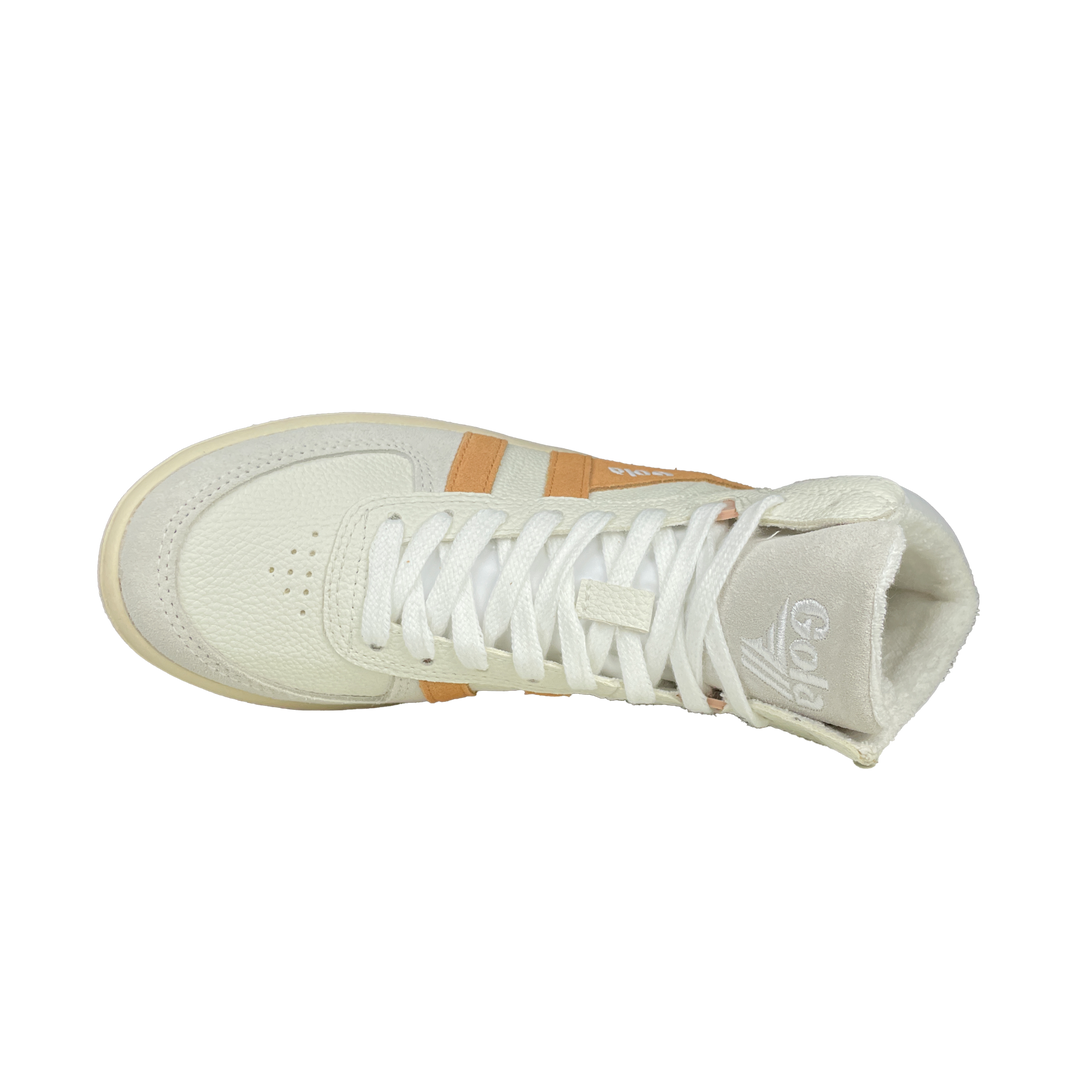 Witte hoge sneaker