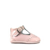 Soft pink ballerina pre-walking shoe