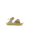 Surfer sandal in gold