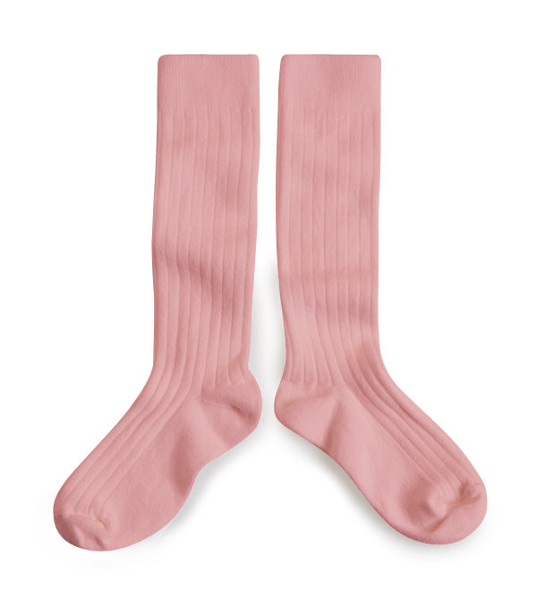 Knee socks rose quartz