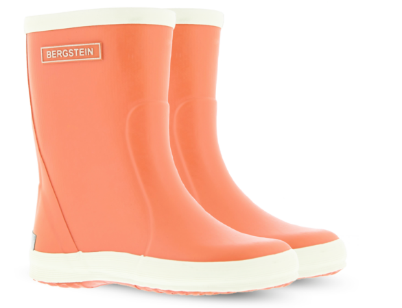 Rain boots coral