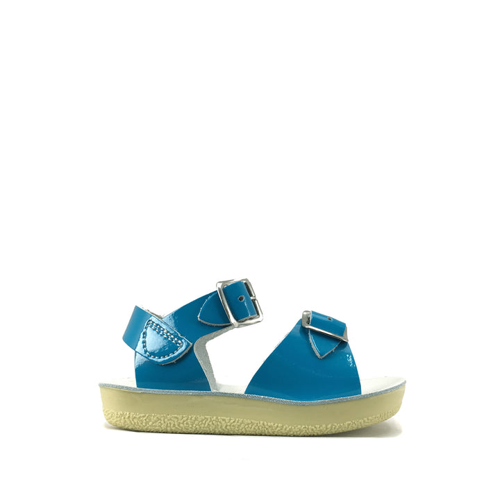 Surfer Premium sandaal in hoogglans turquoise