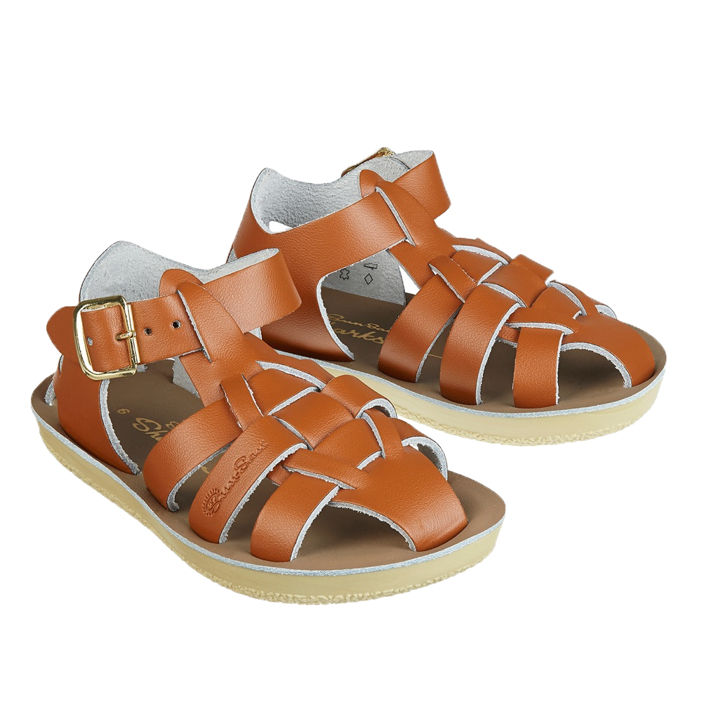 Shark sandal in brown