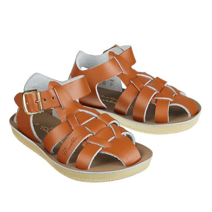 Shark sandal in brown