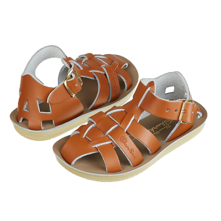 Shark sandal in brown