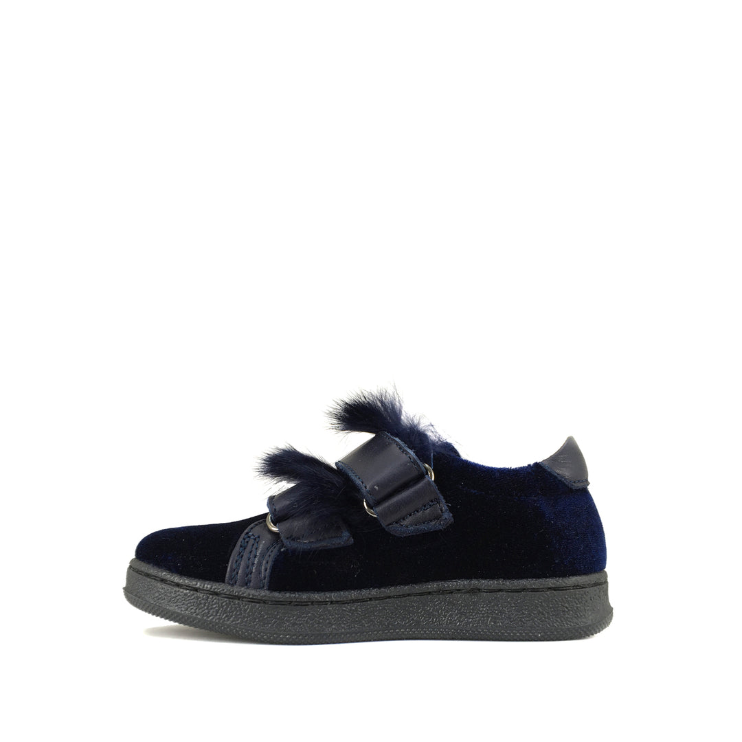 Sneaker blauw / print