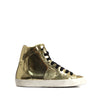 High golden sneaker