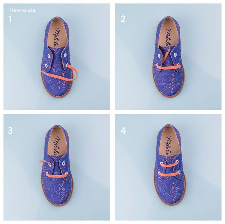 No-Tie shoelaces orange