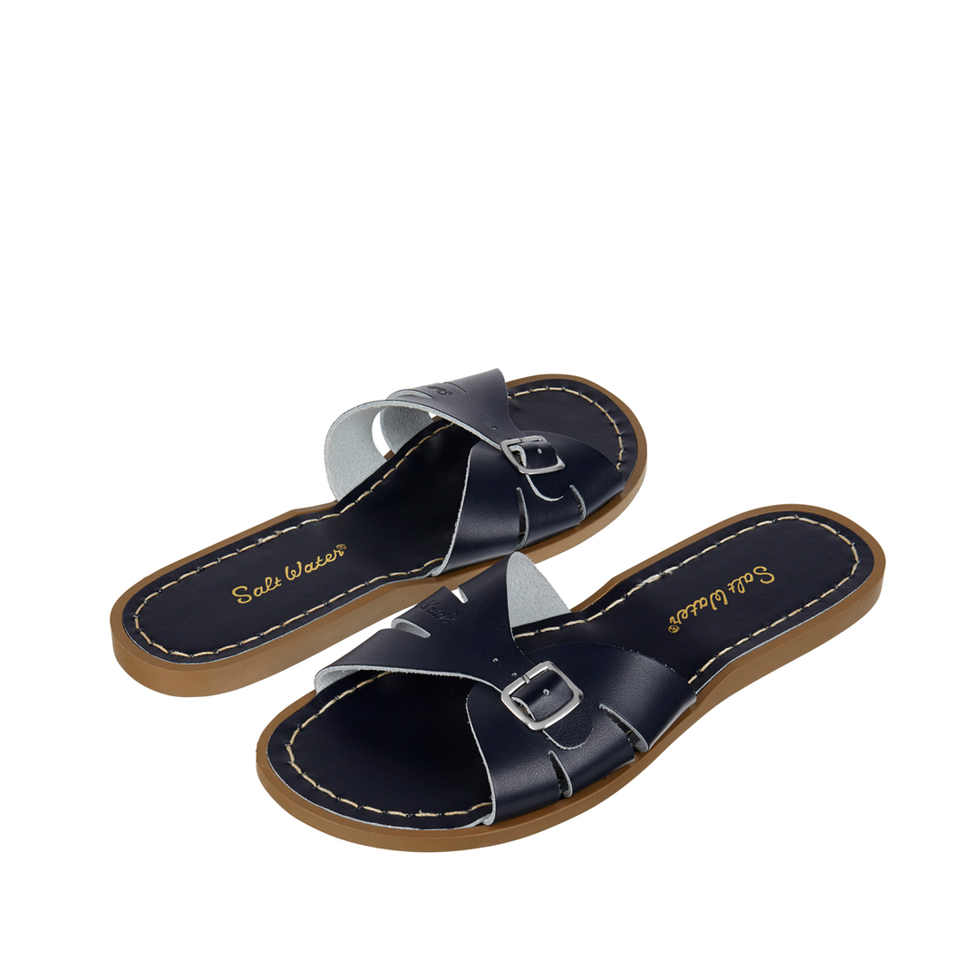 Sandaal classic slides in blauw