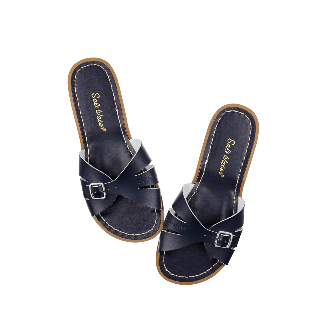 Sandaal classic slides in blauw