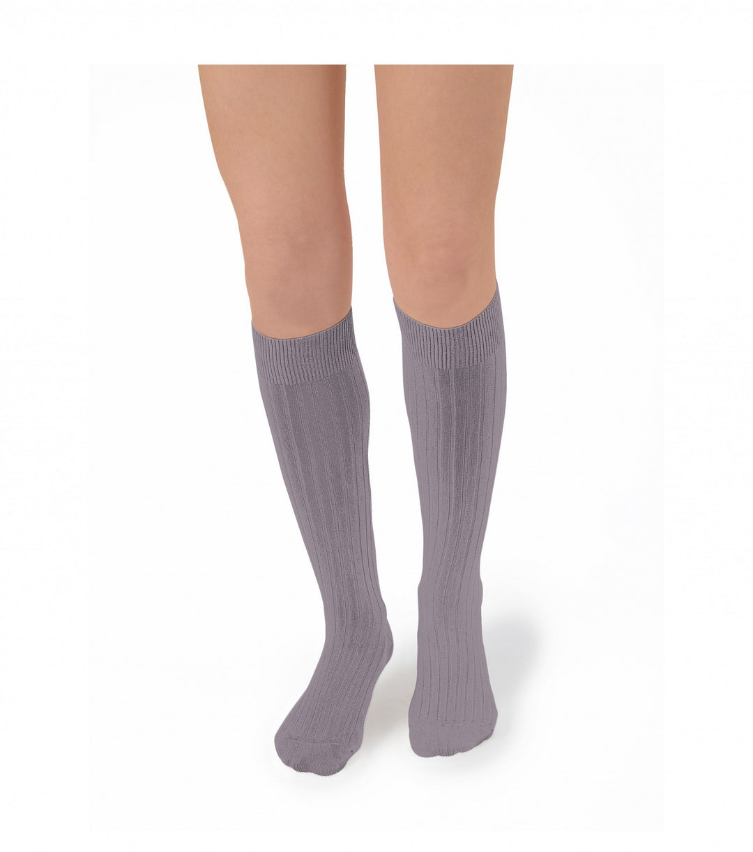 Knee-high socks purple - Glycine du Japon