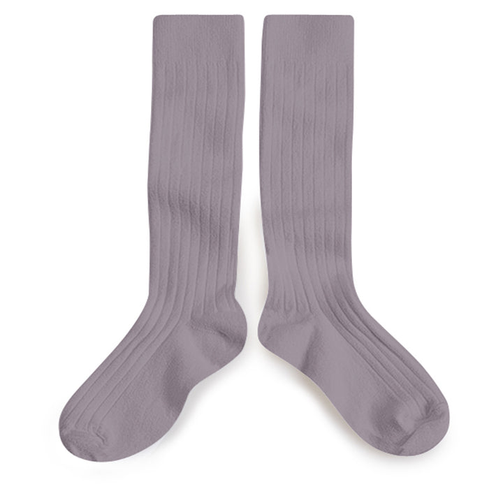 Knee-high socks purple - Glycine du Japon