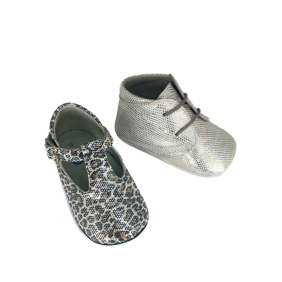 Prestapper ballerina leopard glitter