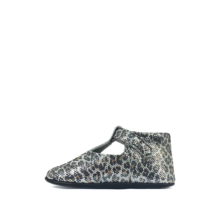 Babyslof ballerina leopard glitter