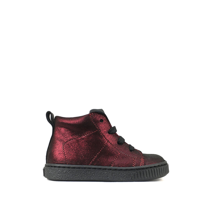 Bordeaux glitter sneaker