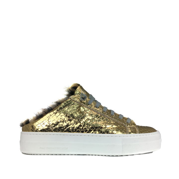 Gold lined insert sneaker