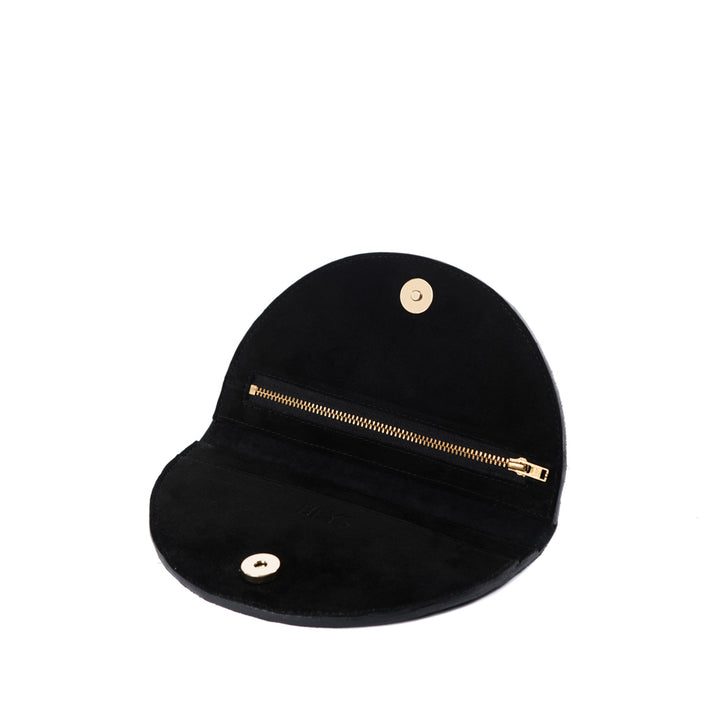 Oval wallet black