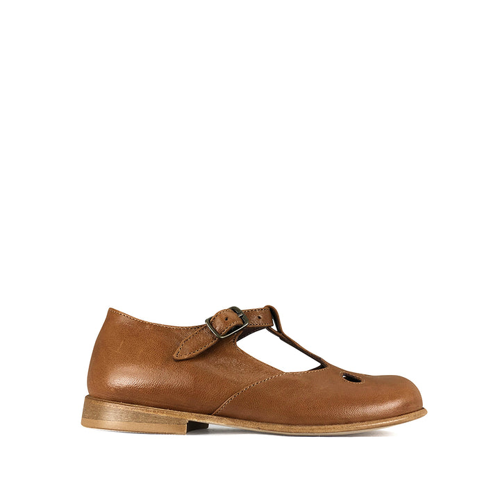 Brown retro t-ballerina