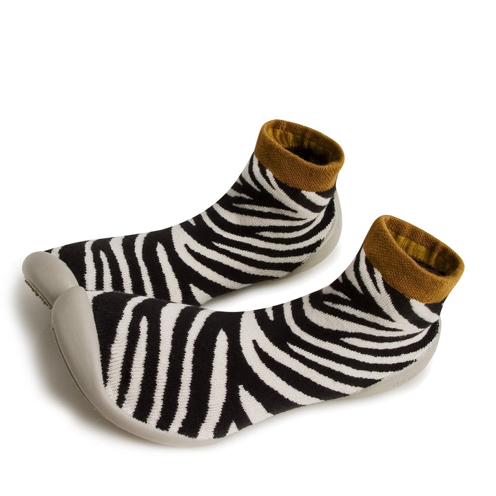 Sokpantoffel Zebra