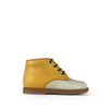 Lace-up shoe mint/ochre