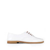 Lace-up shoe white