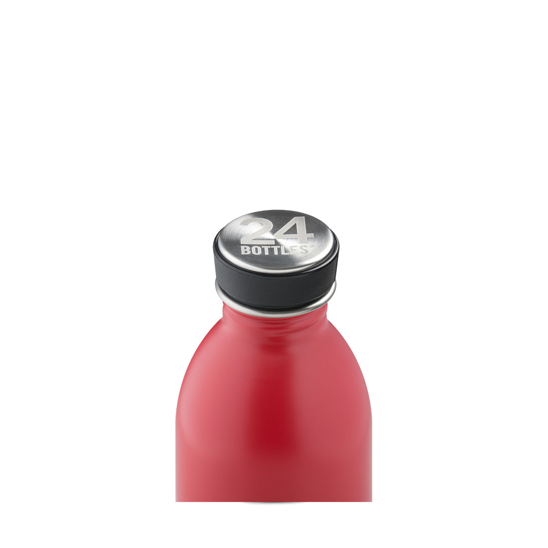 Drinkfles staal Hot Red