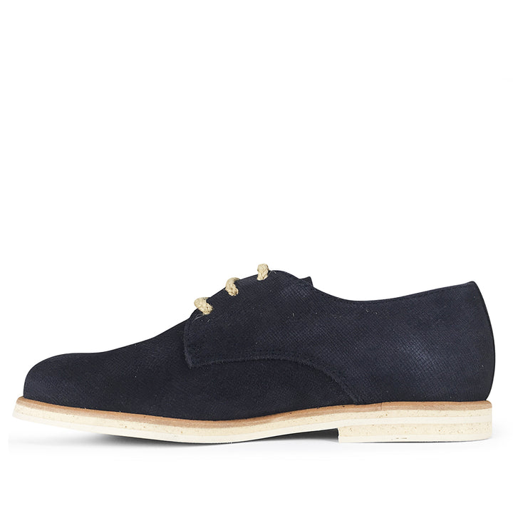 Lace-up shoe dark blue