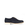 Lace-up shoe dark blue