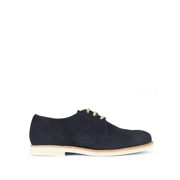 Lace-up shoe dark blue