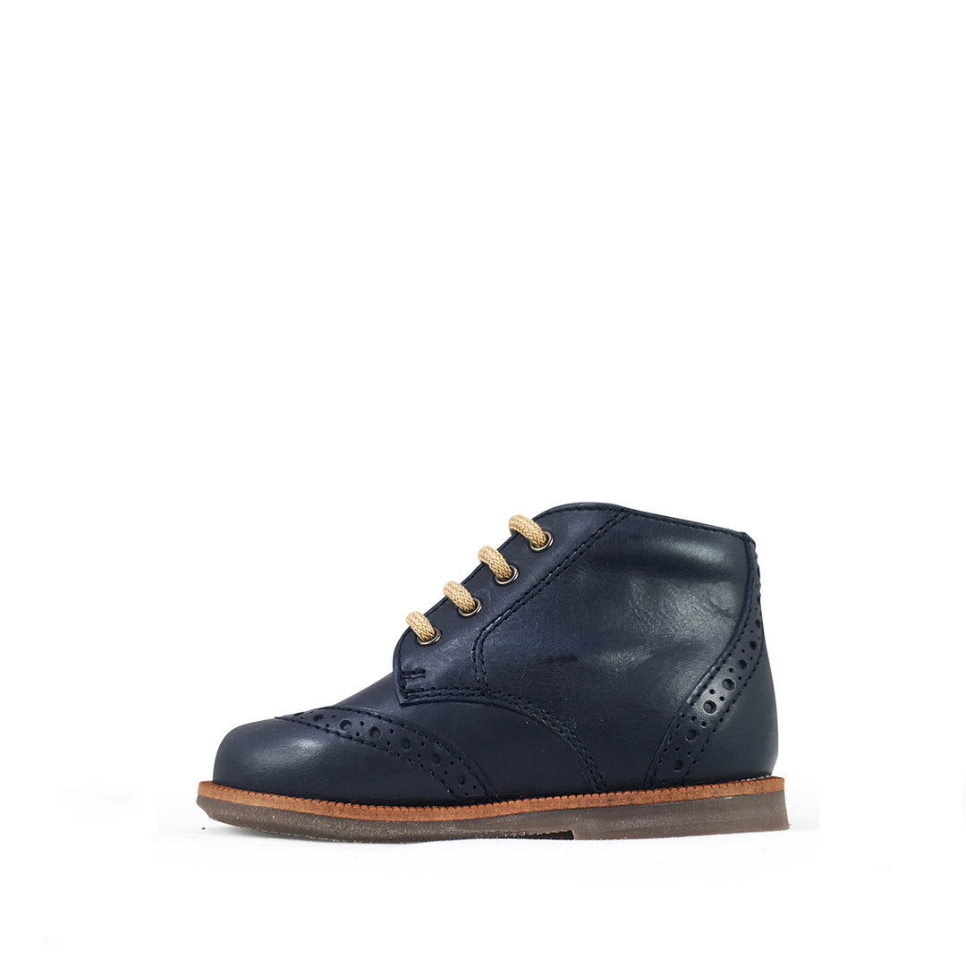 Lace-up shoe dark blue