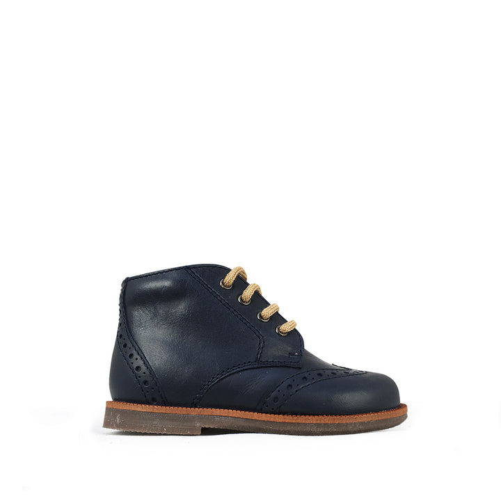 Lace-up shoe dark blue